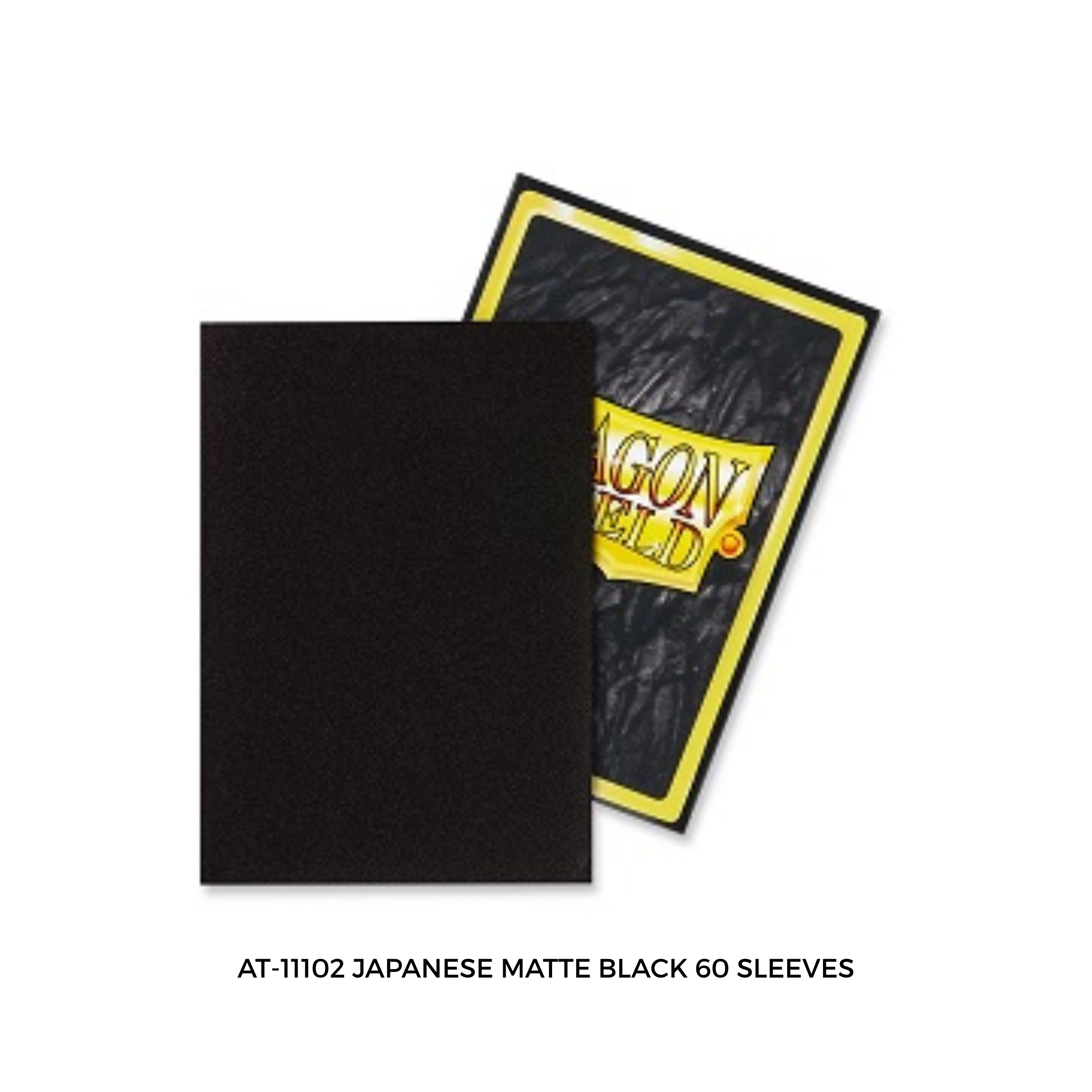 Dragonshield Japanese Matte Black 60 sleeves